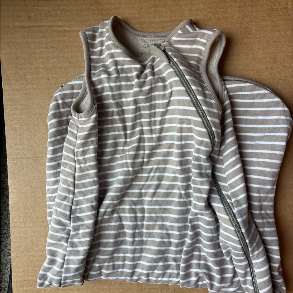 Striped Sleeveless Baby Sleep Sack